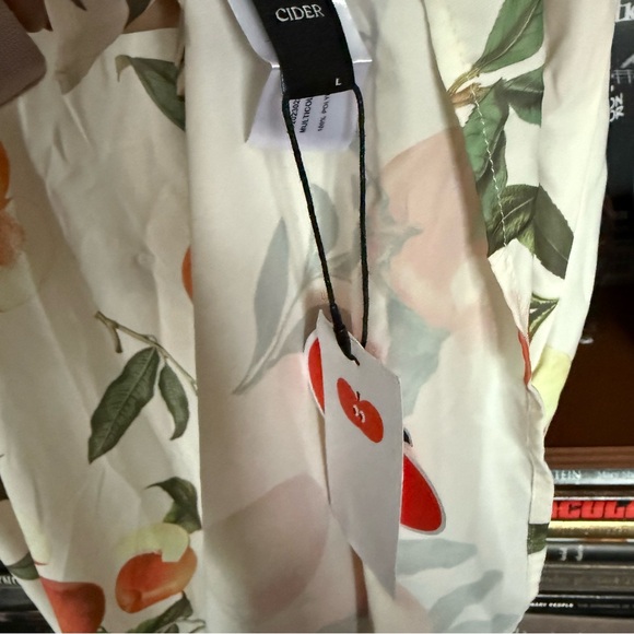 Cider - Fruit Knotted Split Midi Dress - size large - Picture 7 of 7